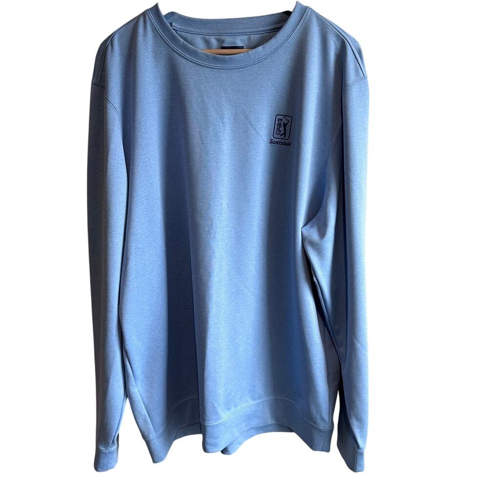 Donald Ross Sport TPC Scottsdale Golf Pullover Sweatshirt Blue XXL
